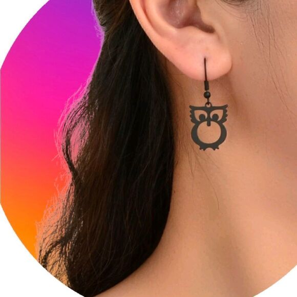 Owl Earrings   - Picture 4 of 4